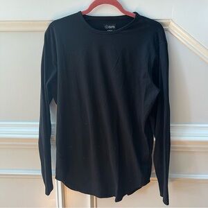 Cuts Clothing Black Long Sleeve Tee
